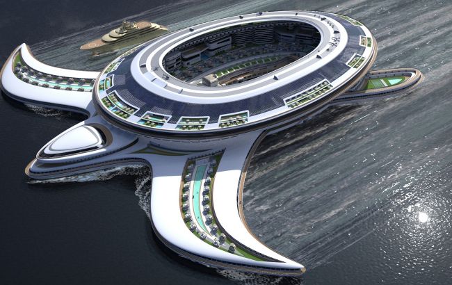 Гігантське плавуче місто може стати найбільшою яхтою у світі (фото)