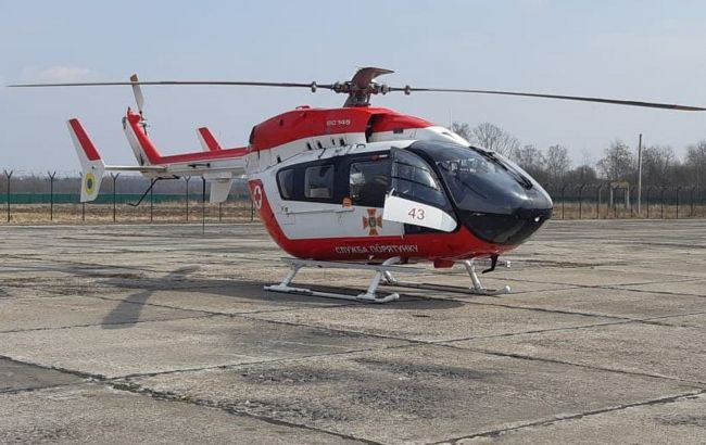 В Украине заработало аэромедицинское пространство. Во Львовской области эвакуировали первую пациентку