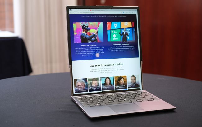 Lenovo створює перший у світі ноутбук із унікальним екраном: деталі та фото