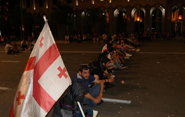В Грузии начался протестный автопробег