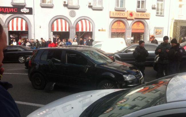 Перестрелка в центре Киева (фото)