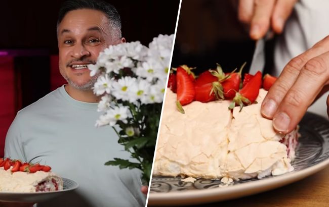 Ніжний і смачний меренговий рулет від Ектора з "МастерШеф": готується дуже легко (відео)