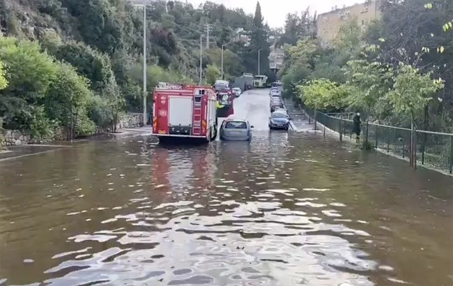 В Израиле наводнения из-за сильного шторма: закрыт ж/д вокзал в одном из городов