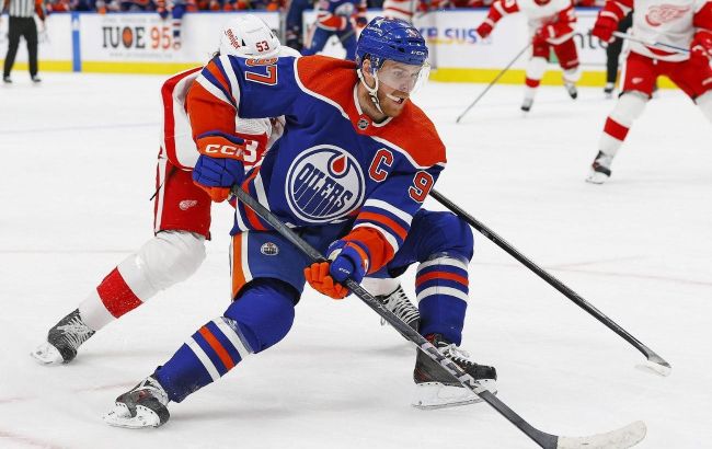 Лідер "Едмонтона" з цілим букетом асистів став головною зіркою вечора НХЛ: відео