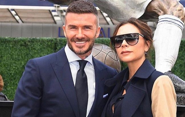 Черным по белому: Виктория и Дэвид Бэкхем на благотворительном вечере Кейт Миддлтон (фото)