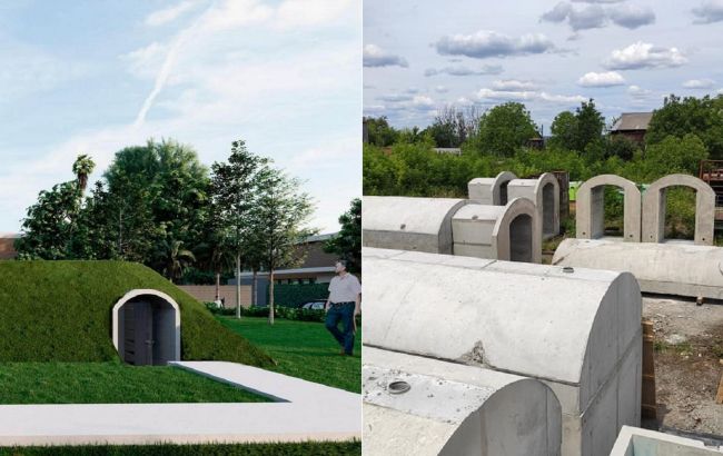 В Україні почали встановлювати унікальні укриття з бетону, як у протиядерних бункерах (фото)