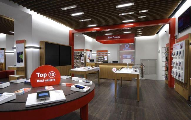 Vodafone открыл первый магазин в Украине
