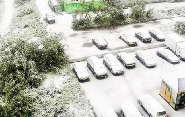 Воркуту накрив снігопад