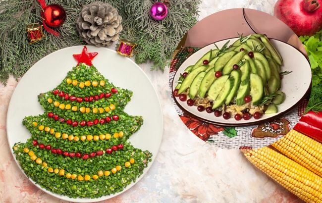 Салат "Ялинка" з куркою та грибами: ця ефектна страва обов'язково має бути на столі