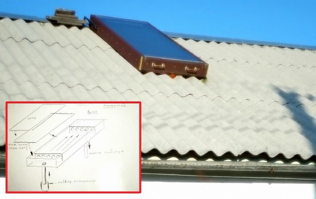 Безплатне тепло: український винахідник опалює будинок за допомогою сонця