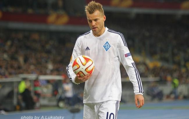 "Динамо" подало апелляцию на дисквалификацию Ярмоленко