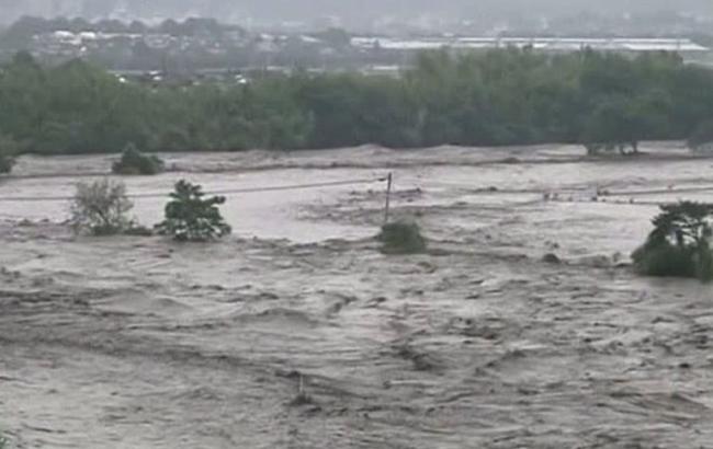 В Японии из-за наводнения 3 человека погибли, 26 пропали без вести