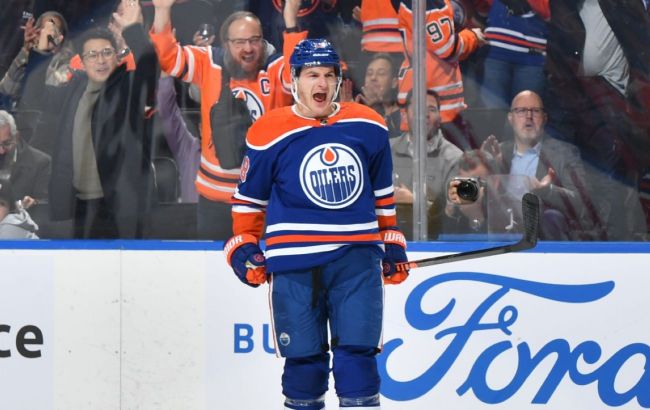 Нападник "Едмонтона" з домінантним хет-триком став головною зіркою вечора НХЛ: відео